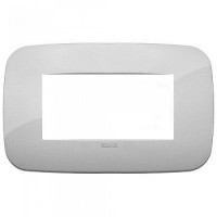 19684.89 - Vimar Накладка ROUND на 4 модуля серебро