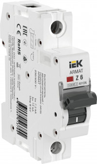 ARMAT Автоматический выключатель M10N 1P Z 6А IEK, AR-M10N-1-Z006