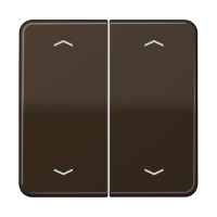Клавиши для сдвоенной кнопки BCU; коричневая, CD595MPBR