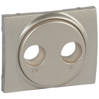 Legrand Лицевая панель - Galea Life - для розетки TV-FM Кат. № 7 757 86/87/88 - Titanium, 771472