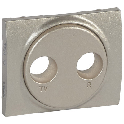 Legrand Лицевая панель - Galea Life - для розетки TV-FM Кат. № 7 757 86/87/88 - Titanium, 771472