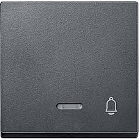 SМ Клавиша 1-ная с линзой и символом "Звонок" , антр.