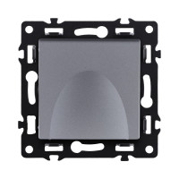 Розетка штепсельная SCHUKO 16A/250 В с крышкой, серый Kollinger Asthetik AS-015GY