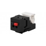 FD-310ST-M Fede Fede Разъем для подключения динамиков IDC самозажимной, черный