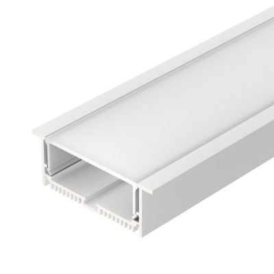 Профиль с экраном SL-LINIA88-F-2500 WHITE+OPAL (Arlight, Алюминий), 021373