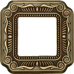 FD01361PB Fede Firenze Рамка 1-ная, Bright Patina
