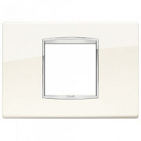 Vimar Накладка классика для 2 модуля центрально арктическая белая, 20652.C01
