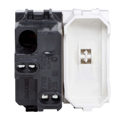 ДКС Выключатель, белый, 2мод., 76002B