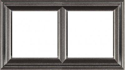 Рамка 2-поста; термопласт; антрацит; Eco Deco, EPD482AN