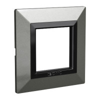 4403852 - ДКС Рамка из металла, "Avanti", темно-серая, 1 пост