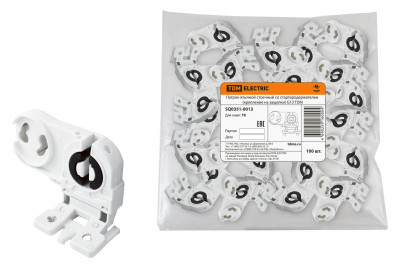 Патрон втычной стоечный со стартеродержателем (крепление на защелки) G13 TDM Electric, SQ0351-0013