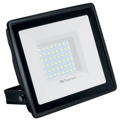 Прожектор светодиодный 2835 SMD 70W 6400K IP65  AC230V/50Hz, черный, LL-931, Feron 41551