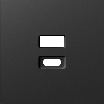 Donel A07 матовый карбон накладка для розеток USB, серия DB, DE28630