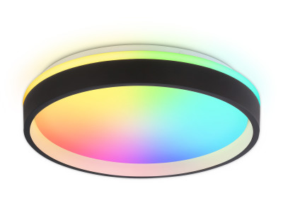 Потолочный светодиодный светильник с пультом 3000K-6400K+RGB 46Вт, AMBRELLA LIGHT, FZ604