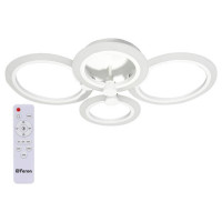 Светильник светодиодный управляемый с пультом 72W, Max. 4700Lm, 3000К-6500K, IP20, белый AL5900 Cycles, Feron 41669