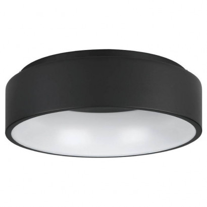 390049 Потолочный светильник MARGHERA2, LED 25,5W, 3000lm, H135, ?450, сталь, черный//пластик, белый