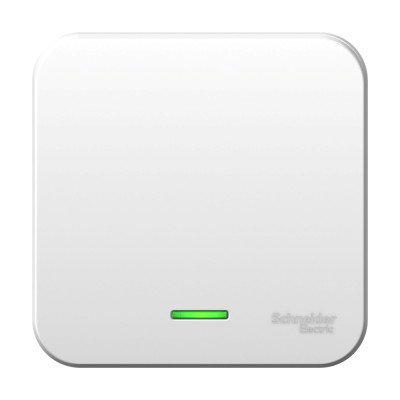 BLANCA О/У 1-клавишный ВЫКЛЮЧАТЕЛЬ (cх.1) с подсв.МОНТ.ПЛ.,6А,250В,БЕЛЫЙ