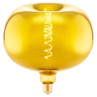 11894 Светод. лампа "Яблоко" димм., 4W (E27), ?220, L220, 1900K, 50lm, янтарь