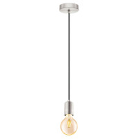 32522 Подвес YORTH, 1х60W (E27), ?100, H2000, сталь, никель матовый