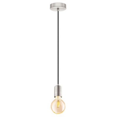 32522 Подвес YORTH, 1х60W (E27), ?100, H2000, сталь, никель матовый