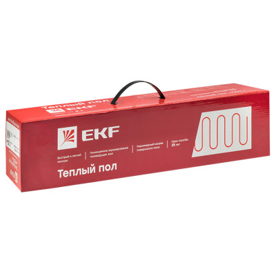 Мат нагревательный двухжильный "Уют" 4 кв, м, 600 Вт EKF Proxima