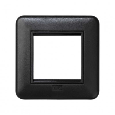 Simon SConnect Суппорт с рамкой для 1 мод. K45, графит, KR245-14