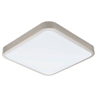 96231 Светодиод. настенно-потол. светильник MANILVA 1, 16W(LED), 290х290, IP44, сталь, никель мат.//п