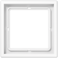 Рамка для вертикальной и горизонтальной установки, 1 пост; термопласт; белый; LS Zero, LSZ981BFWW