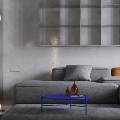 Накладка для розетки с заземлением и защитными шторками, с USB A+C, S70 (серый), VLS001016