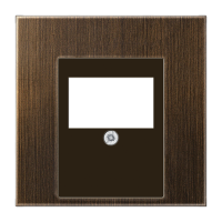 Крышка для ТАЕ и USB розеток, фиксация винтом; металл; латунь antik; Messing, ME2969TAT