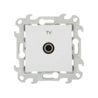 2450477-030 - ТВ розетка одиночная, бел, Simon 2450477-030 - ТВ розетка одиночная, бел, Simon