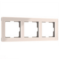 Werkel W0032743/ Рамка на 3 поста Acrylic (айвори), a060539