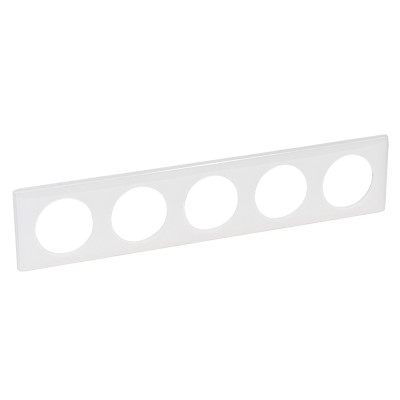Legrand Рамка - Программа Celiane - 5 постов - Белый глянец, 066630
