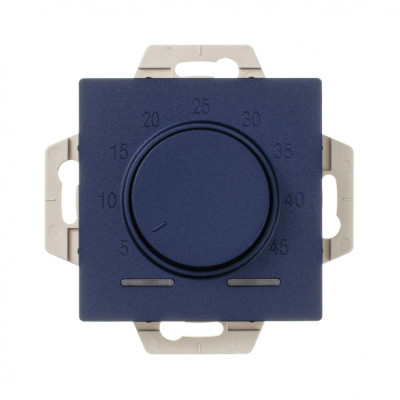 ATN001135 - ATLASDESIGN ТЕРМОСТАТ электронный для теплого пола с датчиком, 10A, механизм, АКВАМАРИН, Systeme Electric