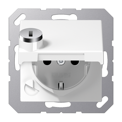 SCHUKO® розетка с замком, A1520BFKLSLWW