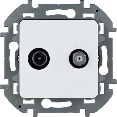 Legrand Розетка TV-SAT - Legrand Inspiria - "звезда" - белый, 673880