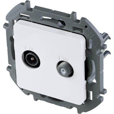 Legrand Розетка TV-SAT - Legrand Inspiria - "звезда" - белый, 673880