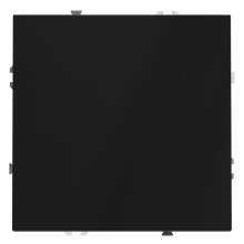 Выключатель с самовозвратом встраиваемый VOLTUM S70 одноклавишный 10А, (черный матовый), VLS010608