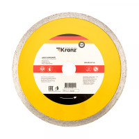 Диск алмазный отрезной сплошной 200x25,4/22,2x2x10мм KRANZ, KR-90-0114 Диск алмазный отрезной сплошной 200x25,4/22,2x2x10мм KRANZ, KR-90-0114