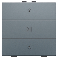 Niko Home Control Свинцово-серый Кнопка управления музыкой, 220-52073