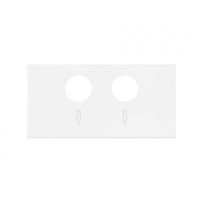Simon 10000053-230 Накладка розетки R-TV+SAT цвета белый матовый S100