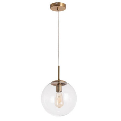 Arte Lamp VOLARE, Подвес, цвет арматуры - АНТИЧНАЯ БРОНЗА, цвет плафона/декора - ПРОЗРАЧНЫЙ, 1х60W E27, A1925SP-1AB
