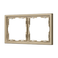 054217 - Рамка пластиковая FRM-NOBE-SFPL-2-GD (Arlight, -)