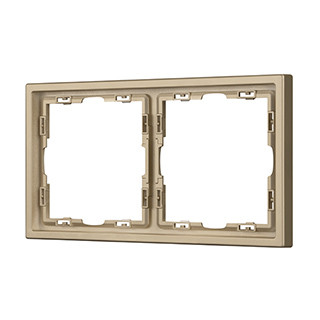 054217 - Рамка пластиковая FRM-NOBE-SFPL-2-GD (Arlight, -)