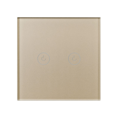 050038 - Выключатель сенсорный SWT-OMALI-S02-ZB-GD (250V, 10A, Zigbee) (Arlight, Стекло)