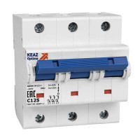 КЭАЗ OptiDin BM125 Автоматический выключатель 3P 80A D 20кА AC (BM125-3D80-14ln-УХЛ3)