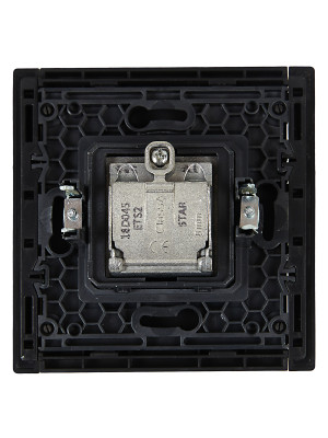 FORTE&PIANO Роз. двойная TV+SAT FP138 чер. IEK, FP-AF20-O-K02