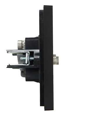 FORTE&PIANO Роз. двойная TV+SAT FP138 чер. IEK, FP-AF20-O-K02