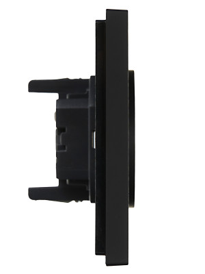 FORTE&PIANO Роз. 2-я без з/к с з/ш б/к 10А FP125 чер. IEK, FP-R23-10-1-K02