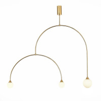 ST LUCE SL1187.203.03 Светильник подвесной ST-Luce Золотистый/Белый G9 3*5W 4000K